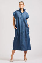 Load image into Gallery viewer, The Fifi Shirt Dress - Chambray