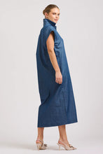Load image into Gallery viewer, The Fifi Shirt Dress - Chambray