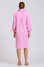 Load image into Gallery viewer, The Classic Shirtdress - Double Pink Stripe