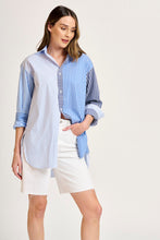Load image into Gallery viewer, The Boyfriend Shirt - Blue Combo