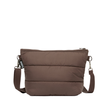 Load image into Gallery viewer, NEW VERSION stash base crossbody (cloud) - chocolate