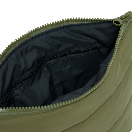 stash base crossbody (cloud) - khaki