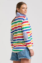 Load image into Gallery viewer, Rugby Cotton Sweatshirt - Multi Stripe