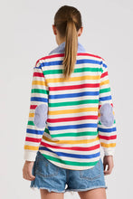 Load image into Gallery viewer, Rugby Cotton Sweatshirt - Multi Stripe
