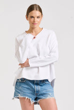Load image into Gallery viewer, Raw Long Sleeve Sweatshirt - White