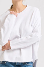Load image into Gallery viewer, Raw Long Sleeve Sweatshirt - White