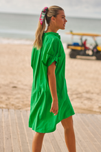 Load image into Gallery viewer, The Isla Short Sleeve Dress - Green