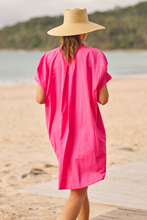 Load image into Gallery viewer, The Isla Short Sleeve Dress - Hot Pink