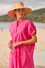Load image into Gallery viewer, The Isla Short Sleeve Dress - Hot Pink
