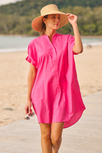 Load image into Gallery viewer, The Isla Short Sleeve Dress - Hot Pink