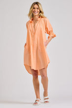 Load image into Gallery viewer, The Tia Easy Flow Shirt Dress - Melon