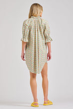 Load image into Gallery viewer, The Tia Easy Flow Shirt Dress - Mint Floral