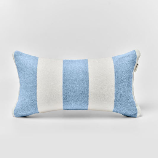 Beach Pillow La Mer Med Blue Stripe