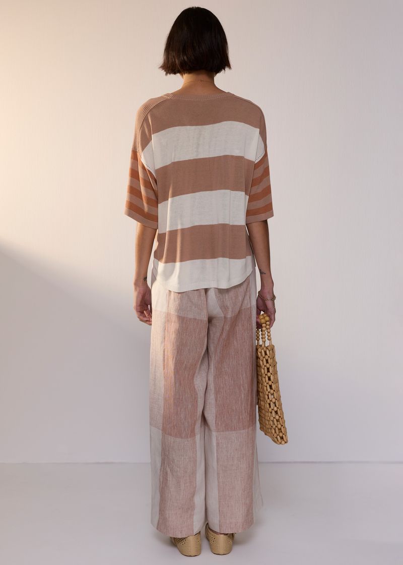 Nixie Pant Toffee Gingham