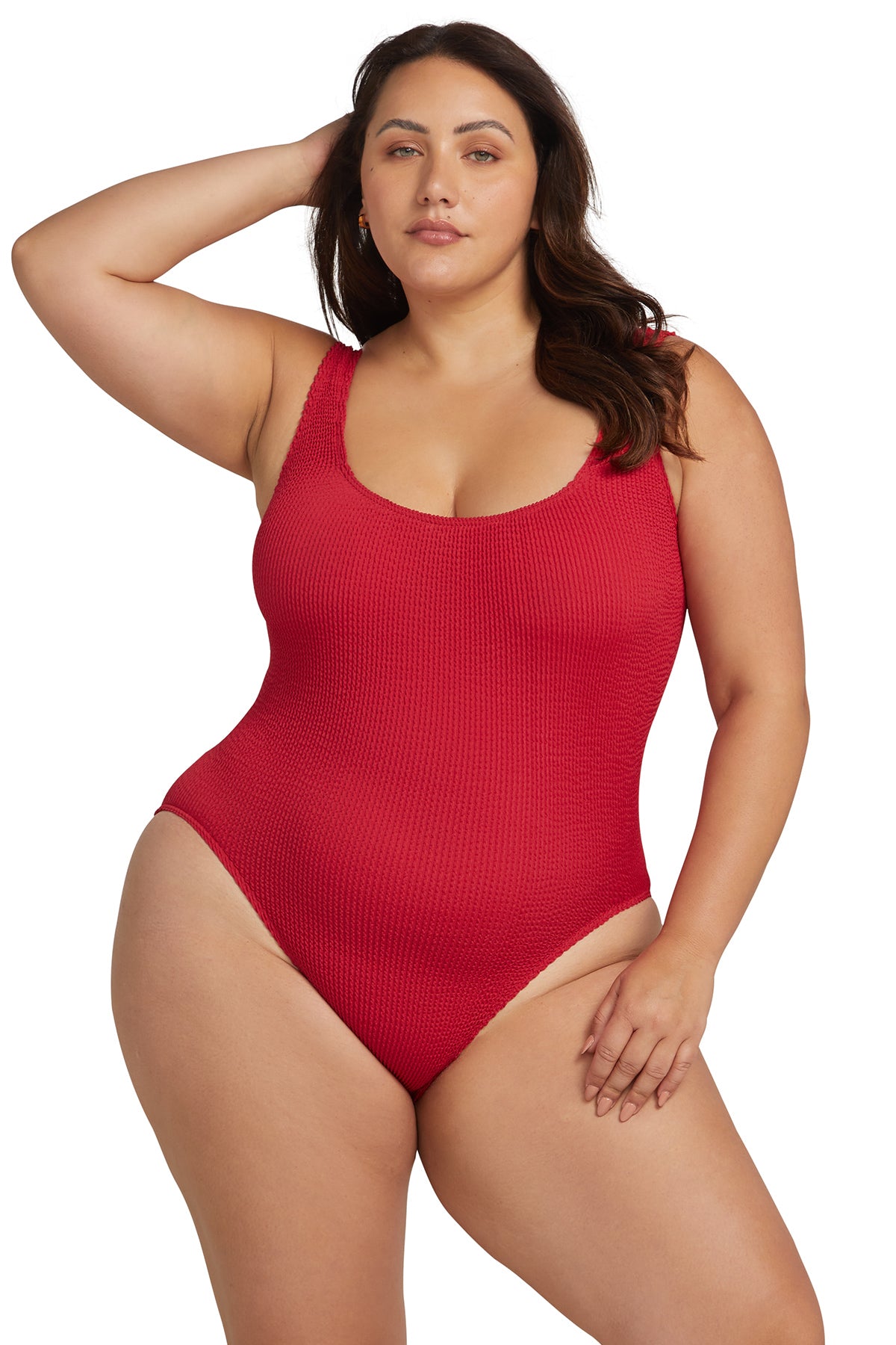 Kahlo One Piece Crimson Red Eco