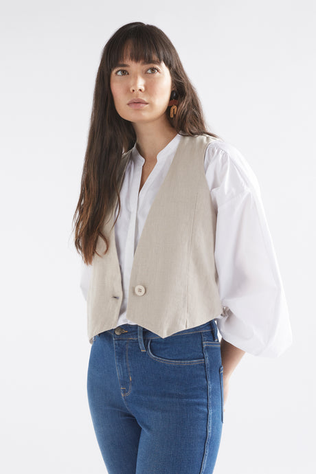 Ilona Vest Flax