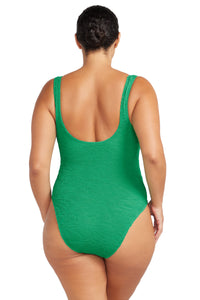 Kahlo One Piece Green Geo