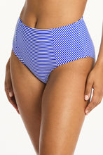 Load image into Gallery viewer, varsity panelled high waist pant