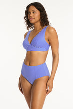 Load image into Gallery viewer, varsity panelled high waist pant