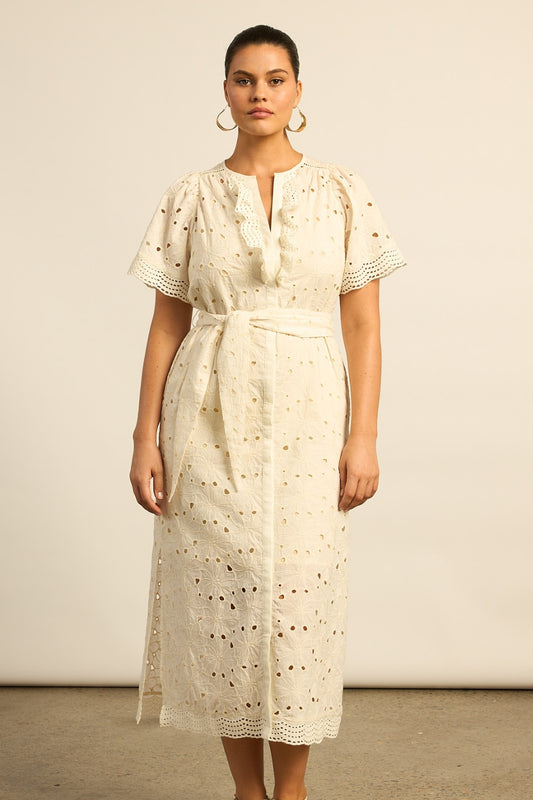 voyage dress - cream