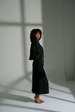 Load image into Gallery viewer, Wes Linen Jacket Black