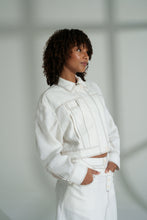 Load image into Gallery viewer, Wes Linen Jacket Ivory