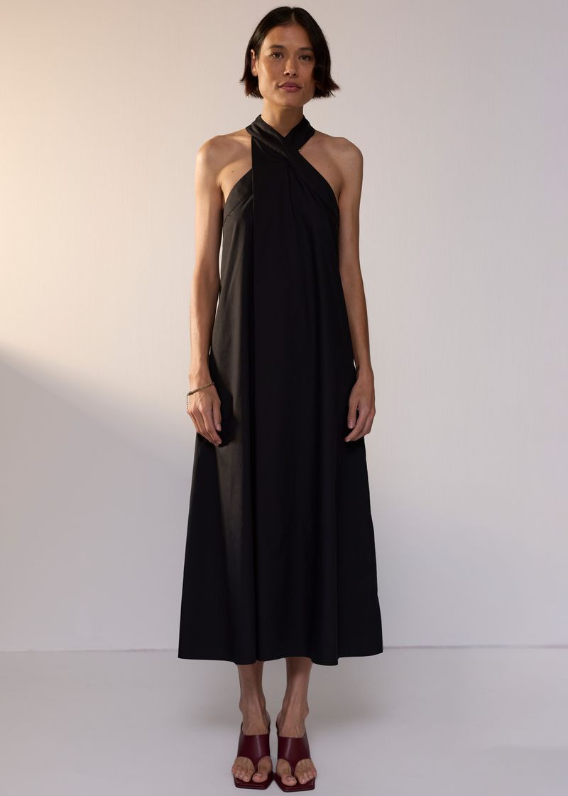 Hali Dress Plain Black