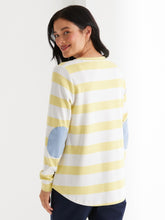 Load image into Gallery viewer, Long Sleeve Stripe Tee Butter