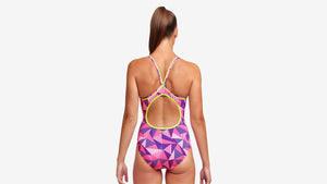 Funkita Ladies Diamond Back One Piece - Little Pinky