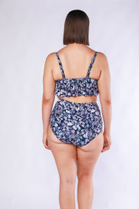 High Waisted Pant - Navy Floral