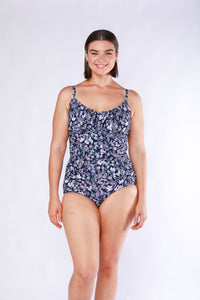 Underwire Tankini Top F/G - Navy Floral