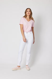 Slim Leg Miracle Denim Jean - White