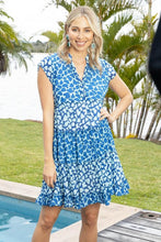 Load image into Gallery viewer, Marley Tiered Dress Ocean