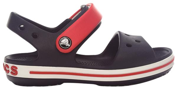 Kids Crocband Sandal | Navy/Red