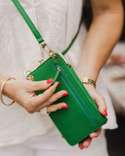 Load image into Gallery viewer, Billie Green Crossbodv Phone Bag