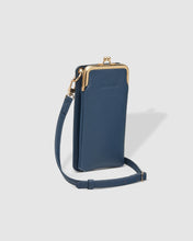 Load image into Gallery viewer, Billie Steel Blue Crossbody Phone Bag