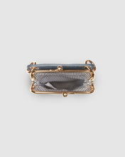 Load image into Gallery viewer, Billie Steel Blue Crossbody Phone Bag