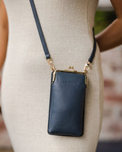 Load image into Gallery viewer, Billie Steel Blue Crossbody Phone Bag