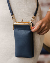 Load image into Gallery viewer, Billie Steel Blue Crossbody Phone Bag