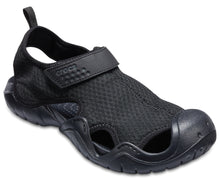Load image into Gallery viewer, Crocs Australia Men&#39;s Swiftwater Sandal | Black One country Mouse Yamba