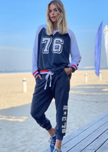 Load image into Gallery viewer, Retro 76 Navy Track Pant