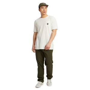 Men's Burton Colfax Organic Short Sleeve T Shirt - Stout White