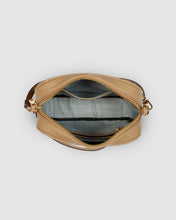 Load image into Gallery viewer, Anastasia Coffee Quilted Crossbody Bag