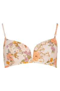 Spirited V Wire Bra - Linen