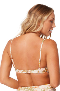 Spirited V Wire Bra - Linen