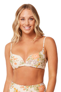Spirited V Wire Bra - Linen