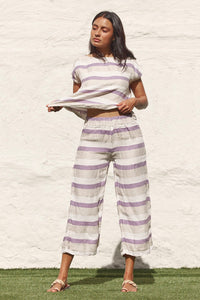 Box Top - Lilac Stripe