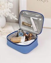 Load image into Gallery viewer, Priscilla Cornflower Blue Cosmetic Case