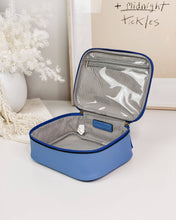 Load image into Gallery viewer, Priscilla Cornflower Blue Cosmetic Case