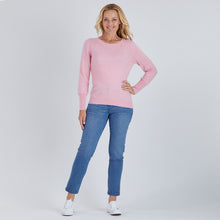 Load image into Gallery viewer, Scalloped Crew Neck Knit - Pink